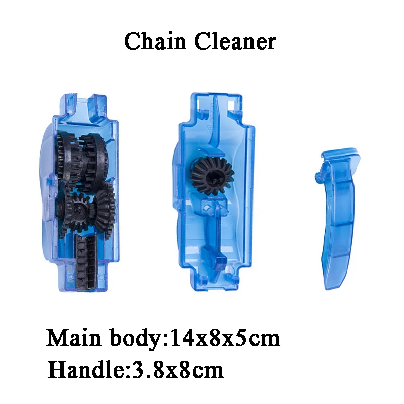 Flash Deal Bicycle Chain Cleaner Bike Brushes Scrubber Squeeze Chain Wash Cleaning Tool Mountain Cycling Cleaning Kit Outdoor Accessories 4