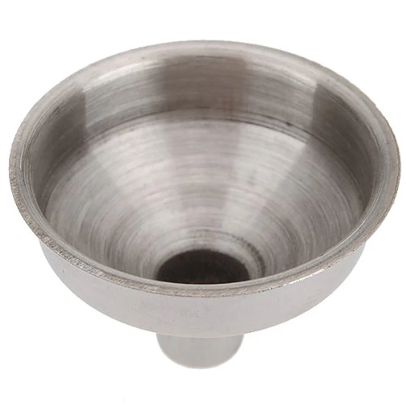 

2PCS 8mm Mini Stainless Steel Funnel for All Kinds of Hip Flask Wine Pot Filler