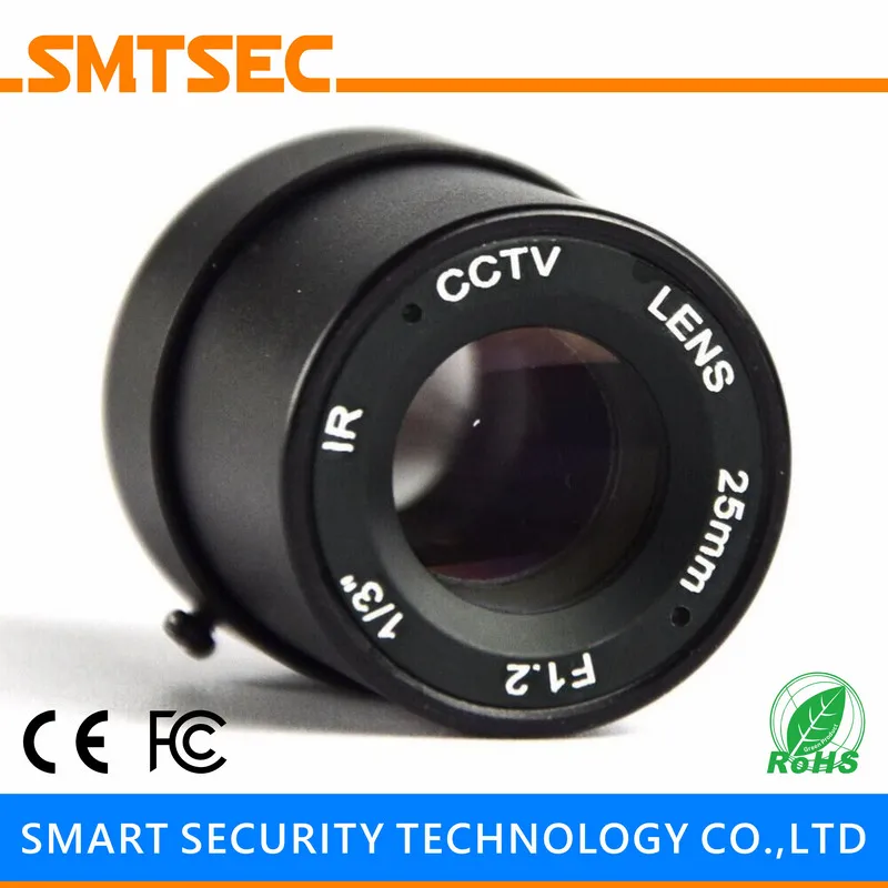 SMTSEC SL-2512F 25 мм F1.2 1/3 &quotCS крепление с фиксированным радужным объективом для