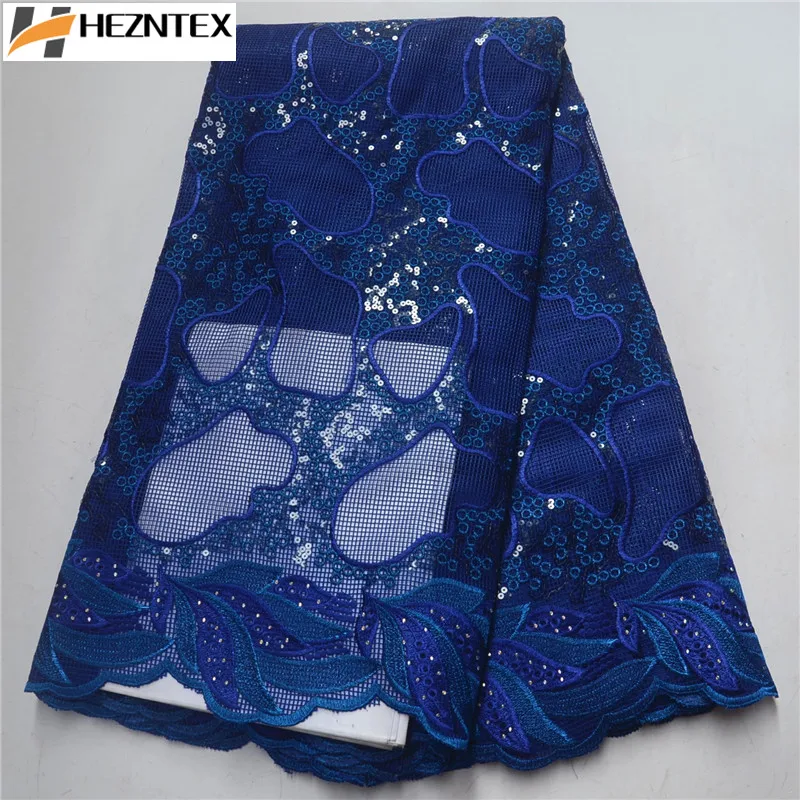 

African Lace Fabric High Quality Organza Lace Fabric Latest Nigerian Laces With Plenty Sequins For Sewing Party Dresses PSA473-1