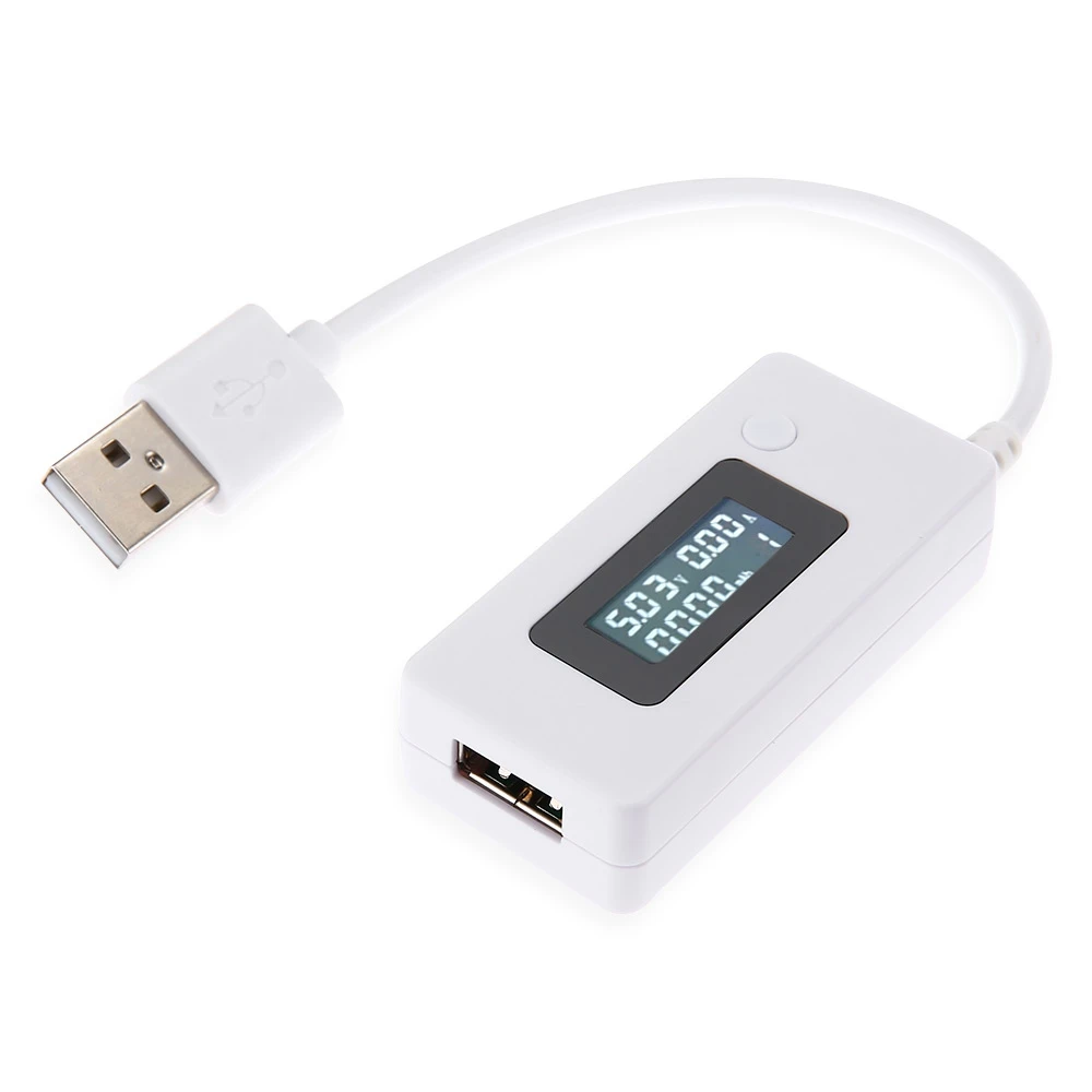 Portable USB Tester Mobile Power Bank Battery Detector Current Voltage Meter LCD Screen Charger 48%off