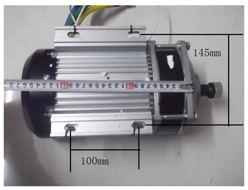 Top BM1424ZXF 1500W DC 48V Brushless Motor For E Tricycle Quad Car Light E-Car Electric Bicycle Motor Part Big Power Gear Decelerate 2