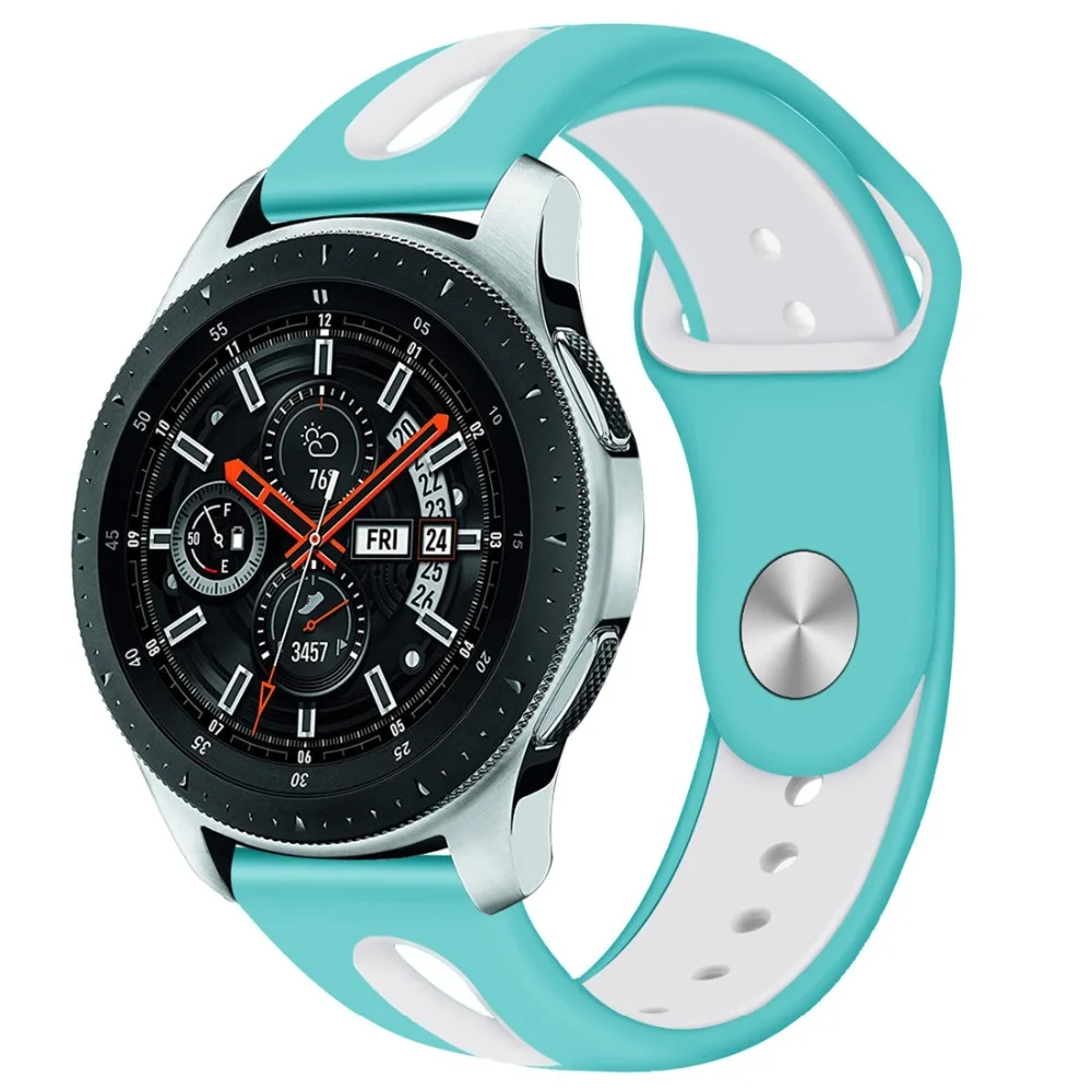 22 мм ремешок для часов Samsung Gear S3 Frontier Силиконовый сменный браслет на запястье