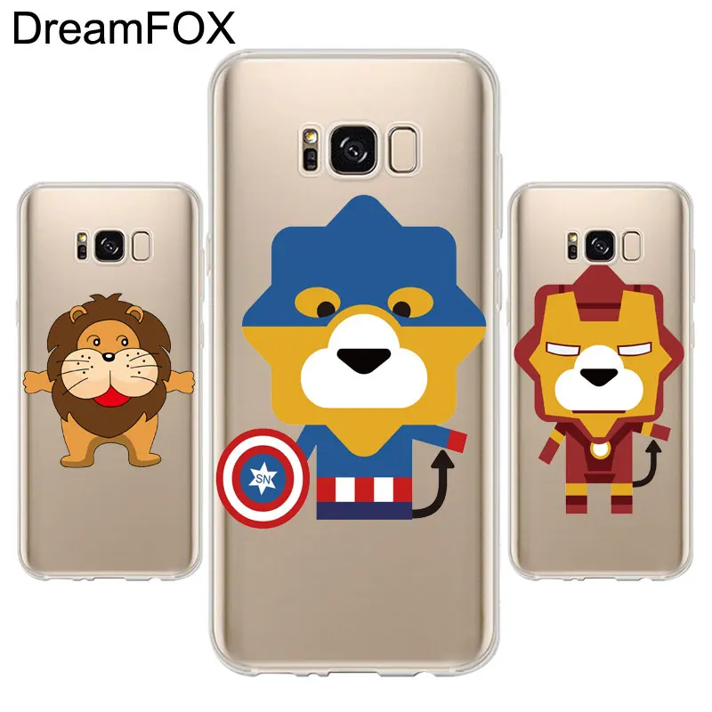 DREAMFOX L319 Cartoon Design Soft TPU Silicone Case Cover For Samsung Galaxy Note S 7 8 9 10 10e 11 11e Lite Edge Plus |