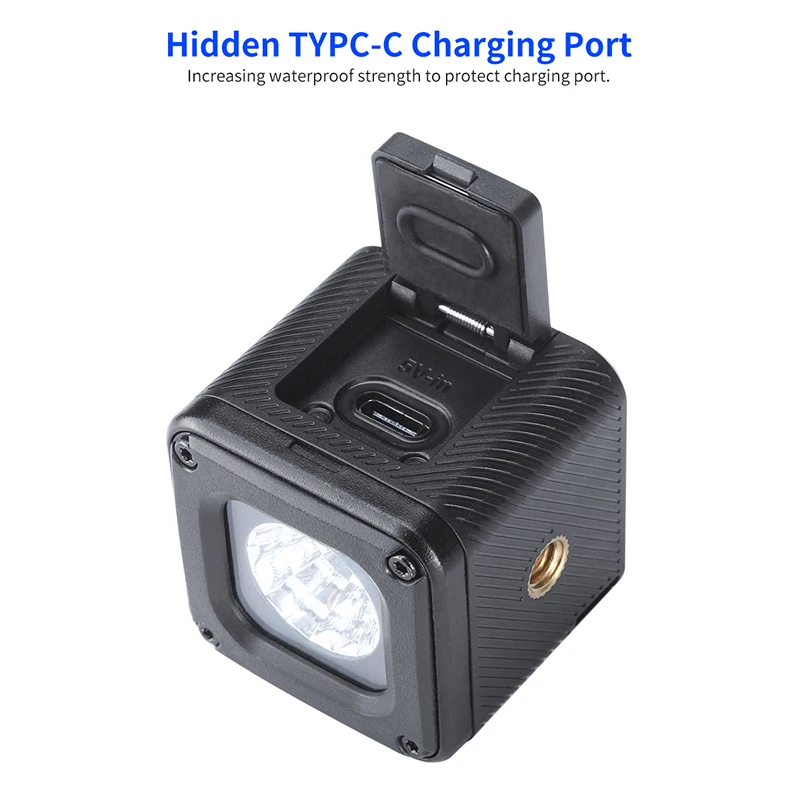  Ulanzi L1 Pro Waterproof Dimmable Mini LED Light for Gopro DSLR Dji Gimbal Versatile Mini Light Cam - 33010535663