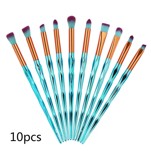 Special Offers 1/4/5/10Pcs Pro Makeup Brushes Powder Blush Foundation Cosmetic Tools  Fish Brush Highlight Contour Make up Brushes