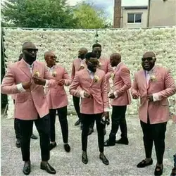 2019 последние розовое белье Мужчины Костюм Мода торжественное платье Вечерние новый двубортный мужские костюмы мужской костюм мужской