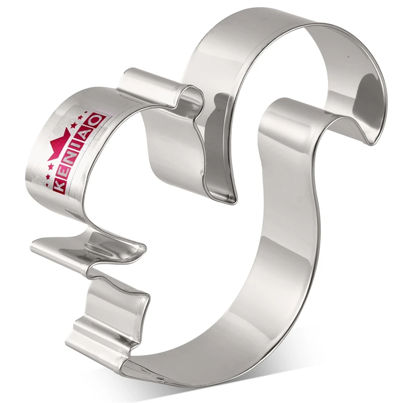 

KENIAO Cute Squirrel Cookie Cutter for kids - 9.5 x 10.2 cm - Woodland Animal Biscuit and Fondant Cutters - Stainless Steel