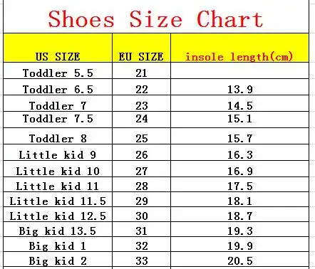 Goat Size Chart