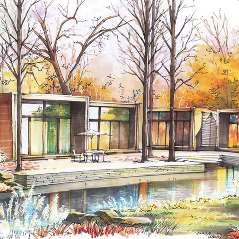 Sta Aquarelle маркеры на спиртовой основе каллиграфические скетч для рисования