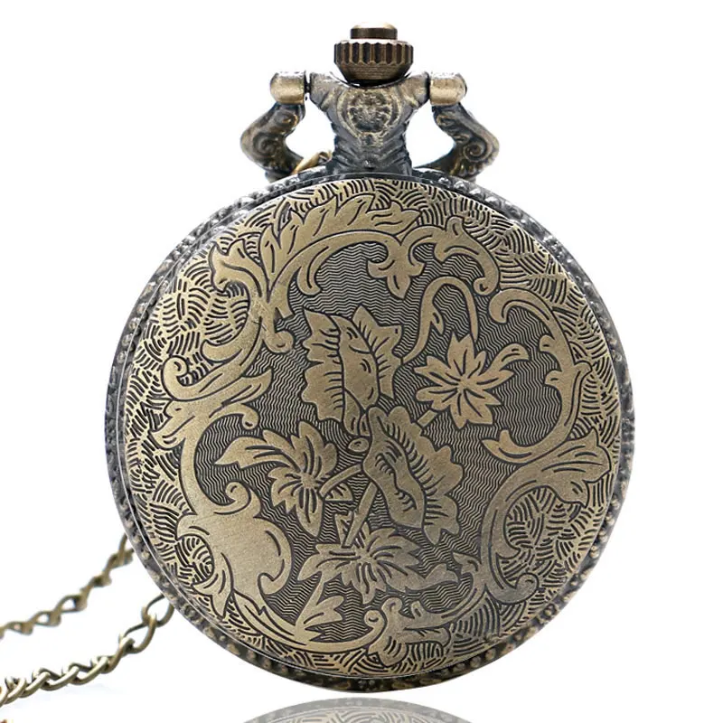 Винтажные бронзовые беговые лошади кварцевые карманные часы женские мужское ожерелье с подвеской с цепочкой подарок Reloj De Bolsillo P407
