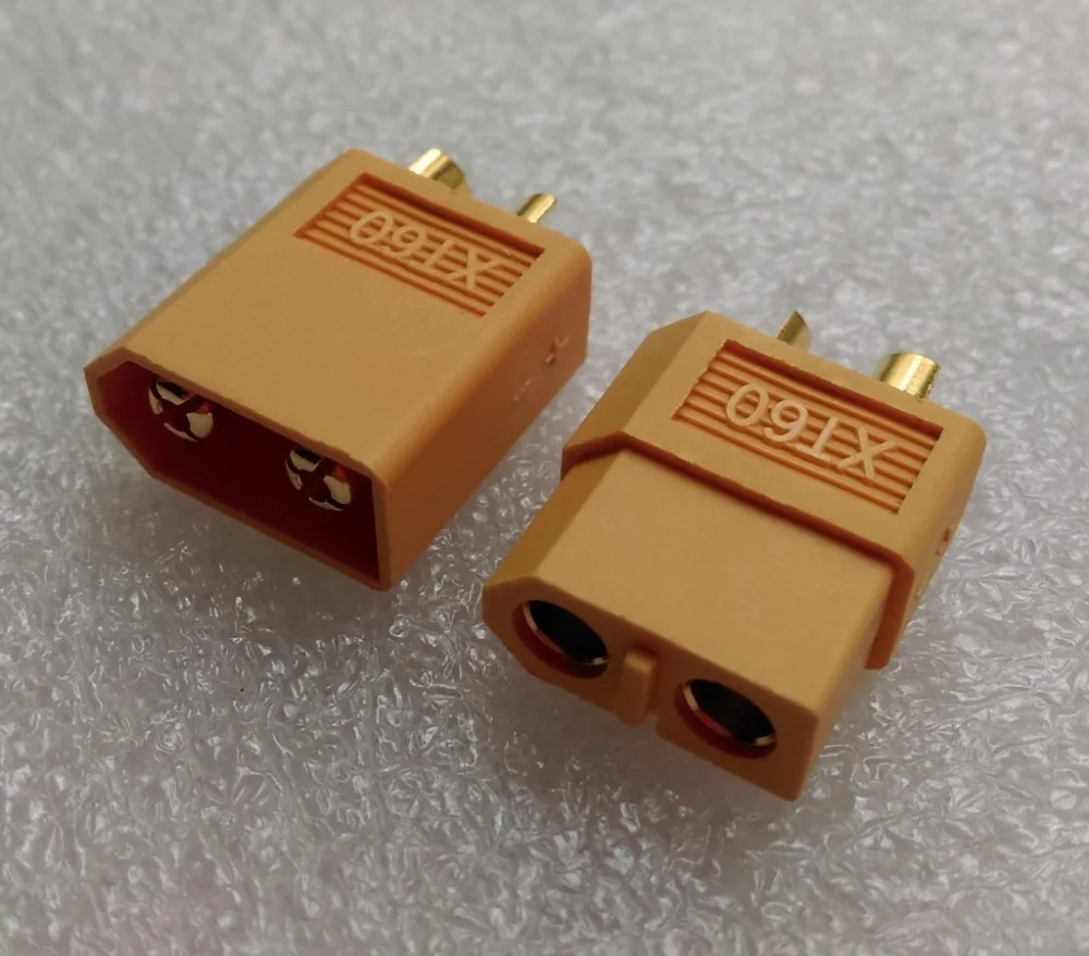 

2pcs/lot High Quality Gold plated XT60 XT-60 XT 60 Plug Male Female Bullet Connectors Plugs For RC Lipo Battery