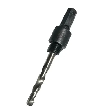 

Holesaw Hex Arbor 14-30mm metal hole opener connecting rod Replaceable pilot drill bit 1/4 inch HSS pilot drill 9.5mm diameter