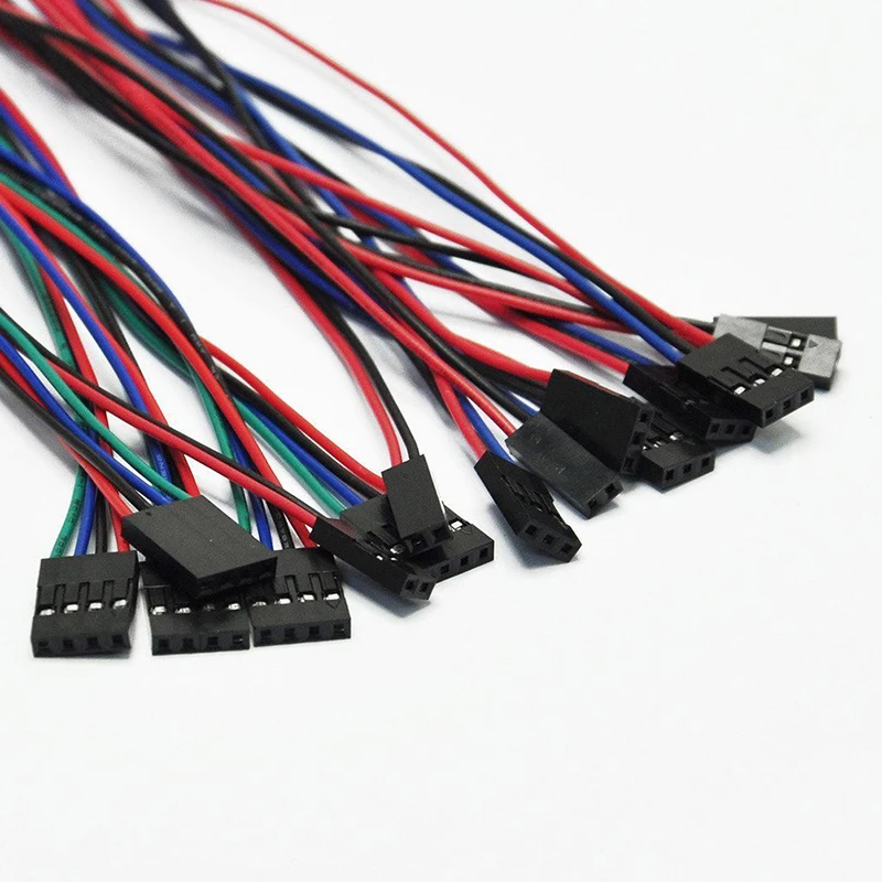70 см 4Pin кабель женский Женский Перемычка провода для Arduino 3D принтер Reprap AL 10