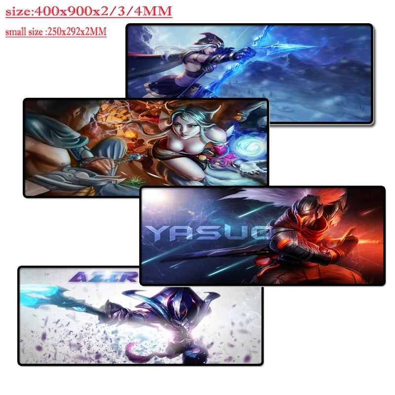 Congsipad Hot Game Lol Gaming Mouse Pad League of Legends Super Big Size Table Mats Locked Edge Creative Game Mousepad for Dota2