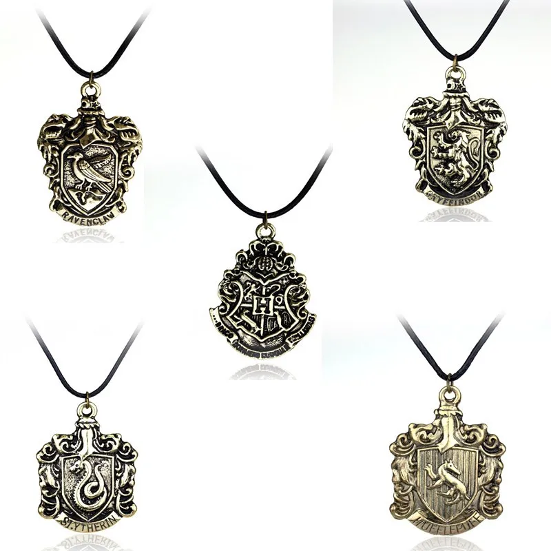Fashion Jewelry 5 Style School of Magic Badge Series Necklace Movie Hogwart Charms Pendant | Украшения и аксессуары