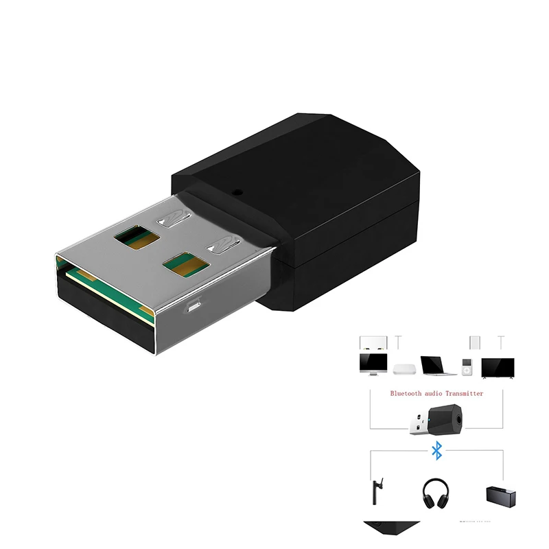 USB Bluetooth 4,2 стерео аудио адаптер передатчик для ТВ PC Динамик наушников QJY99