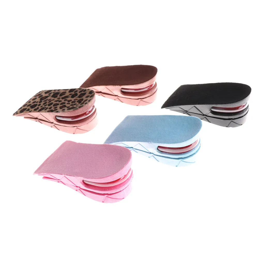 

1Pair Shoe Insole Air Cushion Increase Lift Heel Adjustable Heel Inserts Higher Shoes Pads Layer Taller for Men/Women
