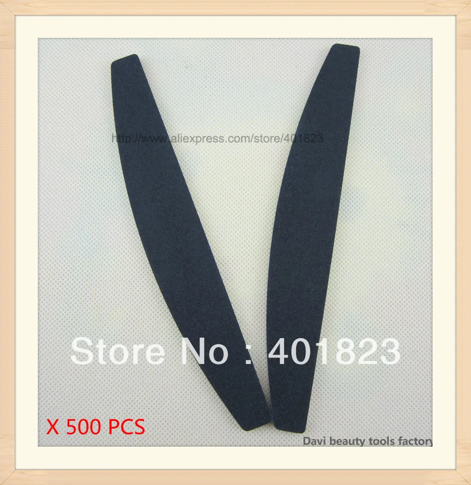 

emery file 500pcs/lot black Sandpaper nail file for nail art FREE SHIPPING #SC0712-01