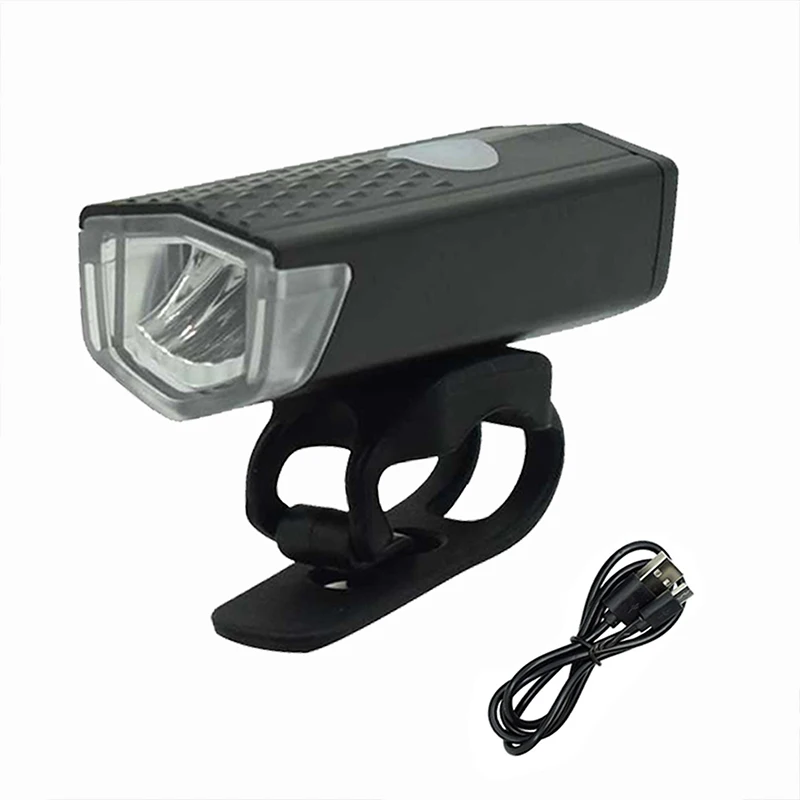 Outdoor Led USB Rechargeable Bike Flashlight Front Lamp Headlight Bicycle Light/_