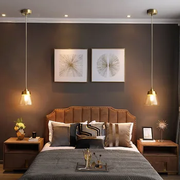 

Postmodern Pendant Lights Copper Corridor Aisle Cloakroom Light Kitchen Hanging Living Room Loft Light Accesories Decor