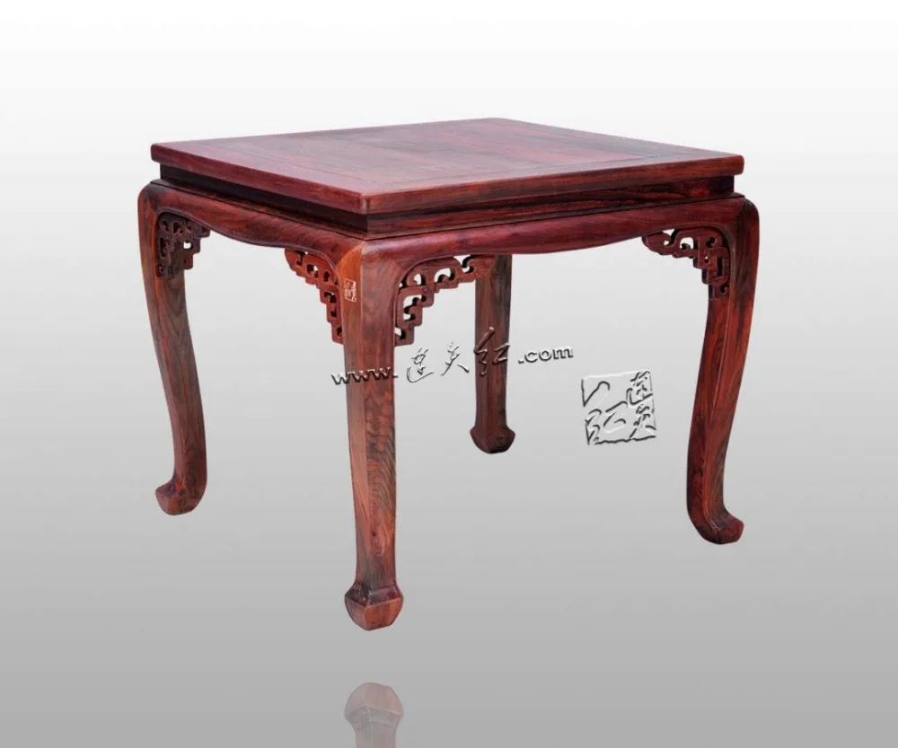 Rosewood Home Furniture Set 1 Table and 4 Chairs Living Dining Room Redwood Desk Annatto Armchair Solid Wood Carven Customizable Rosewood Home Furniture Set 1 Table and 4 Chairs Living Dining Room Redwood Desk Annatto Armchair Solid Wood Carven Customizable