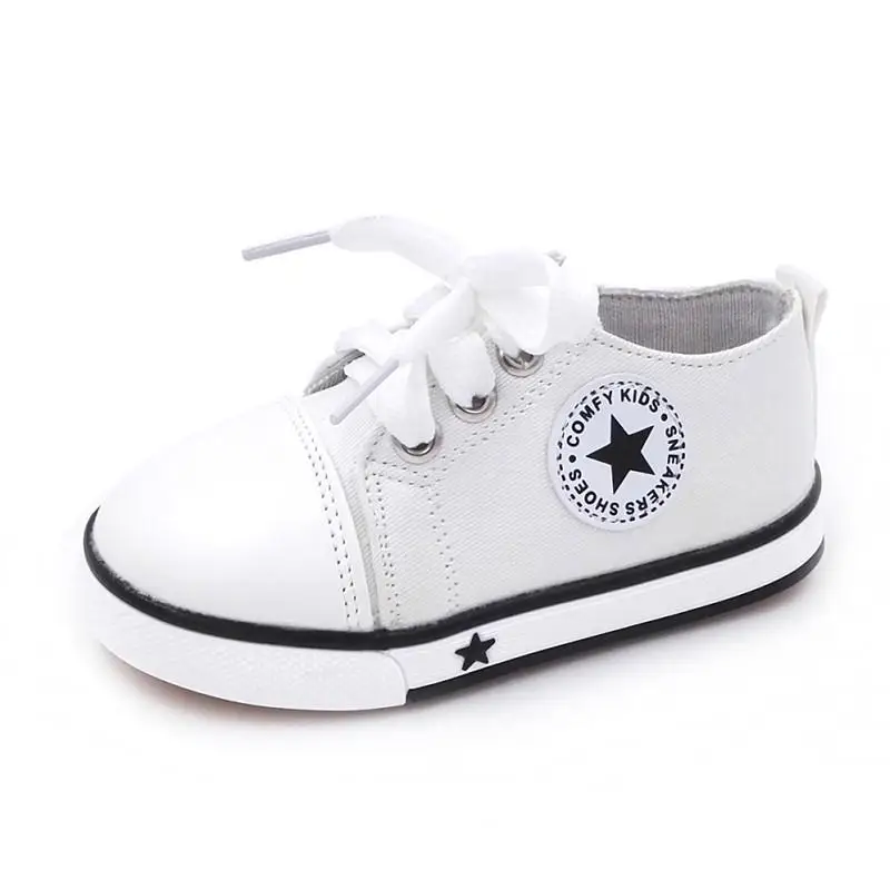 Лидер продаж; Детские карнавальные ботинки для мальчиков и девочек; модные уличные спортивные кроссовки; Детские кроссовки; обувь для малышей; A04063 - Цвет: White