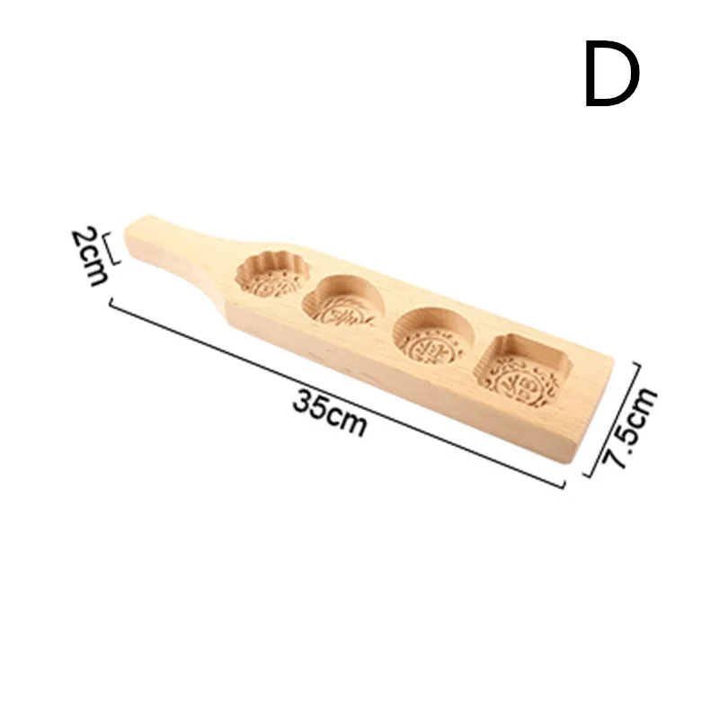 1 шт. деревянные формы для выпечки лунного торта Формы для печения 3D цветок помадка приборы для лунного пряника, украшения лунного торта кухонные аксессуары