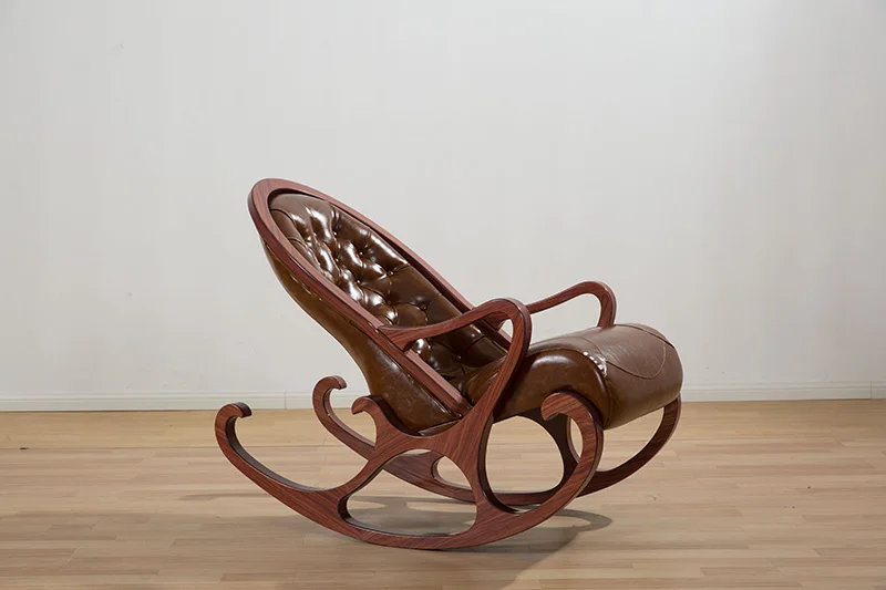 solid wood rocking chair recliner suitable for the living room good quality chairs antique wooden furniture