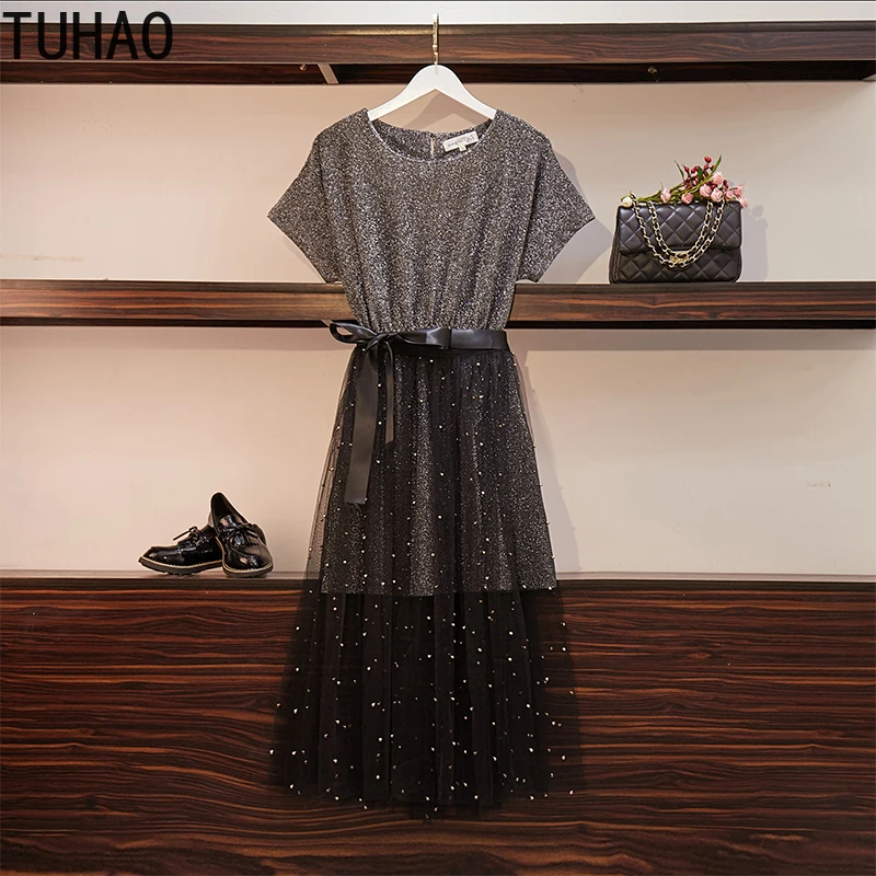 

Women Set Plus Size 5XL 4XL 3XL 2019 Summer Fashion Women Casual T-shirt + Beautiful Skirt 2 Pcs Sets Female Suits WL72