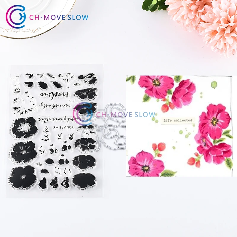 

CH CLIMBING CLEMATIS Metal Cutting Dies Stencils for DIY Scrapbooking/photo Album stamps Decorative Embossing DIY Paper Cards