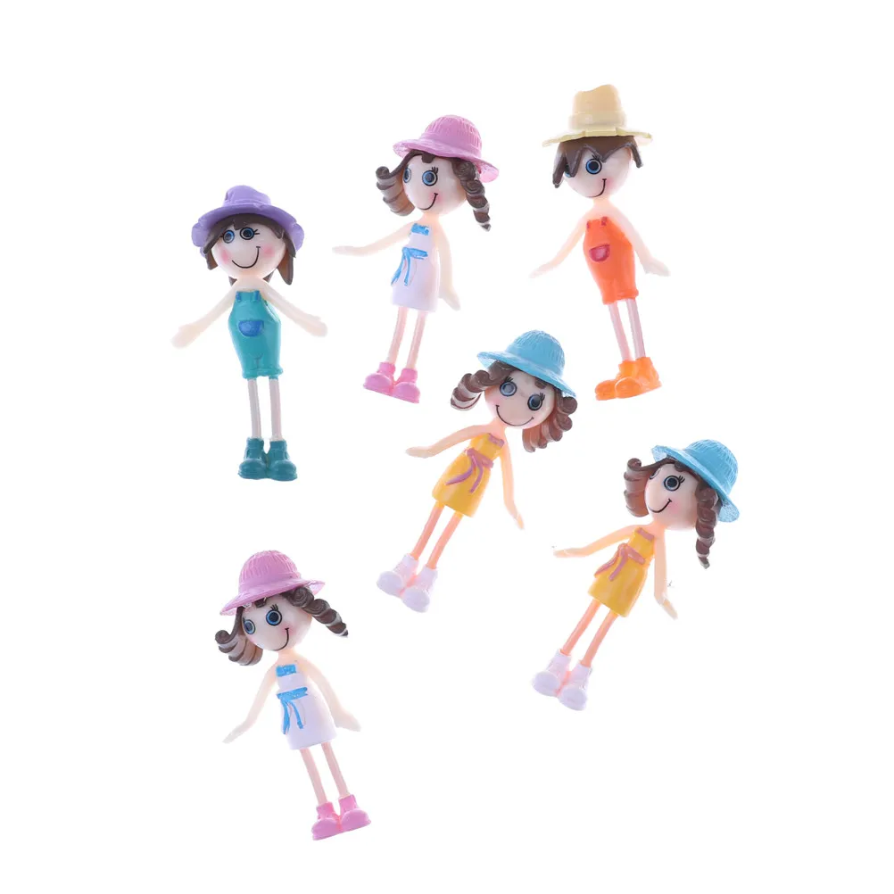 Cute Cartoon Action Figures Toy Summer Girl Action Figures Toys Kids Dolls Anime Girl Birthday