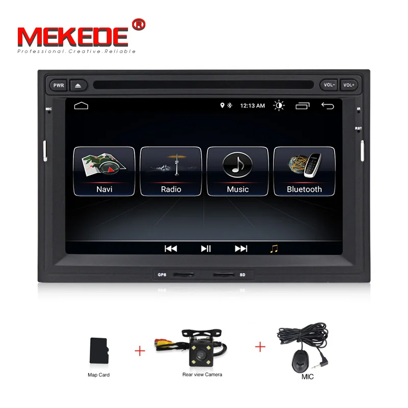 MEKEDE HD 2Din Android 8,1 Автомагнитола для peugeot 3005 3008 5008 Partner Berlingo автомобильный мультимедийный плеер стерео gps Навигация DVD - Цвет: CAR DVD CAMERA