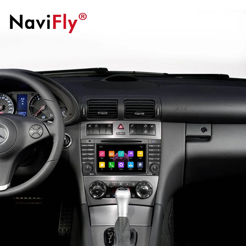 Flash Deal NaviFly 2 DIN Car dvd player radio audio For Mercedes/Benz/Sprinter/W203/A180/Viano/Vito/W639/A-class GPS navigation RDS BT 5