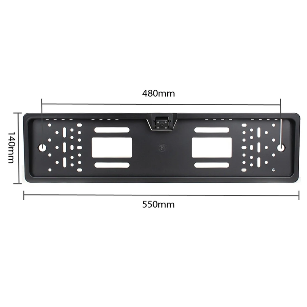 European License Plate Frame Backup Car Number