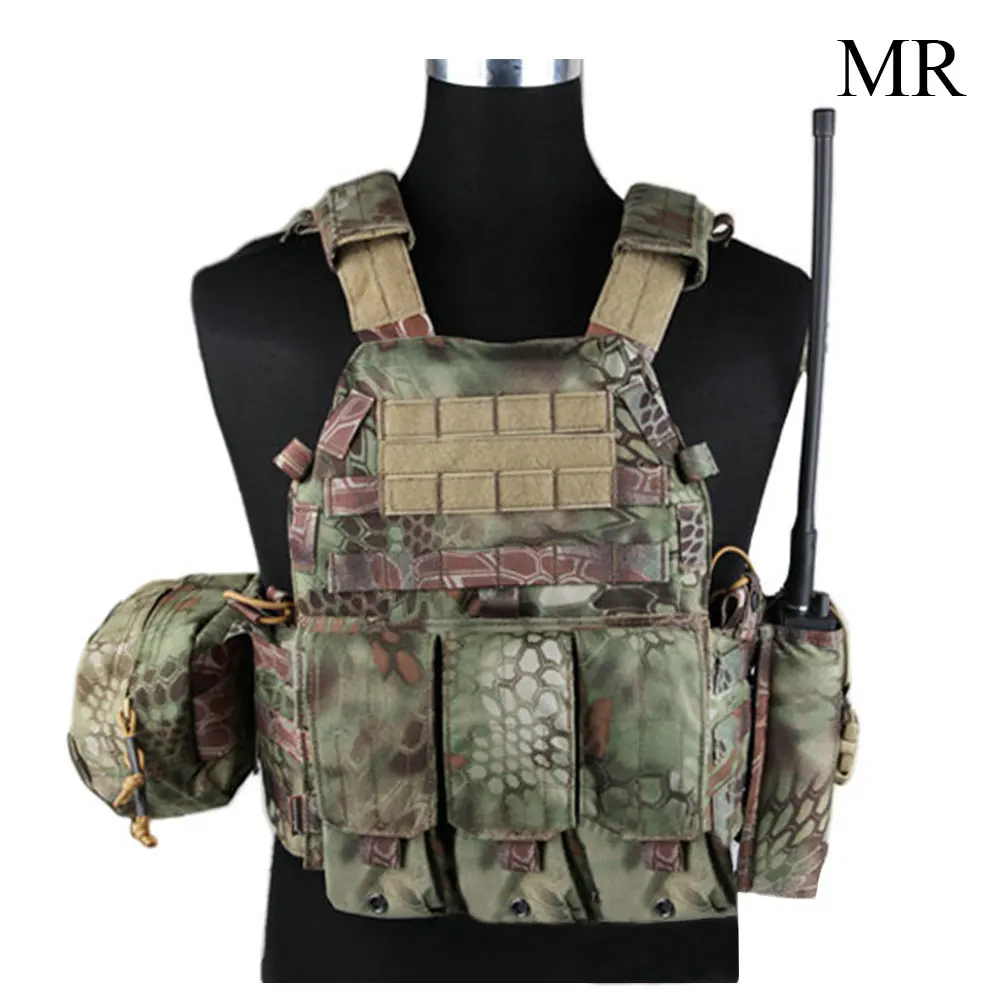 EMERSONGEAR LBT тактический жилет с подсумок Molle нагрудный жилет для страйкбола пейнтбола военный армейский боевой жилет Мультикам EM7440 - Цвет: MR