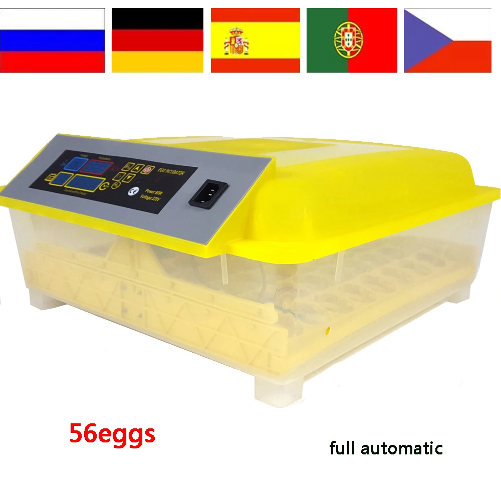 

220V/110V Digital Temperature Small 56 Egg Incubator Bird