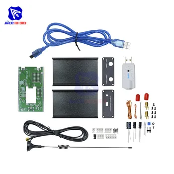 

DIY Kit 100KHz-1.7GHz Full-Band Software Radio USB RTL2832U+R820T UV HF FM AM RTL-SDR Receiver Kit IPEX Antenna Mini USB
