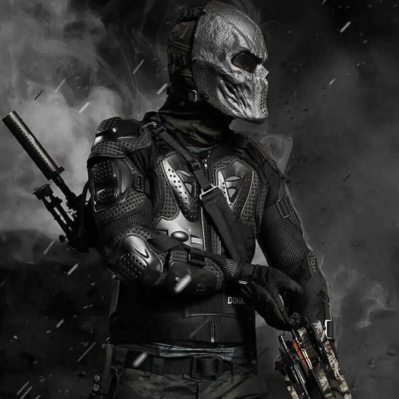 

Devil Safety Protective Tactical Military Mask Training Mask Safety Protection Goggles Face Shield Halloween Gift Horror Mask