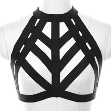 Женский Бандаж, нижнее белье, эластичный пояс, регулируемый бюстгальтер, плюс размер, стимпанк, Готическая металлическая цепочка, фестивальный рейв художественная одежда