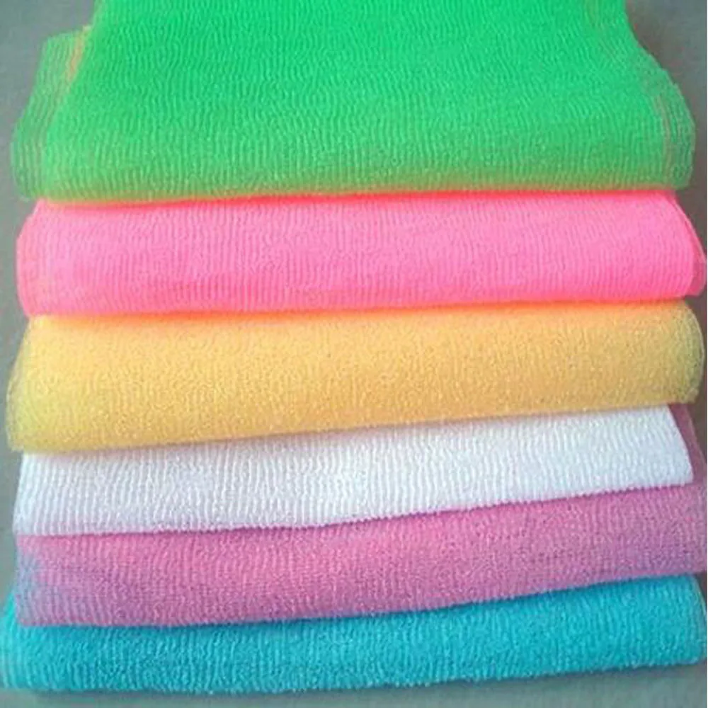 1pc Body Nylon Wash Cloth Bath Towel Mesh Bath Shower Body Washing