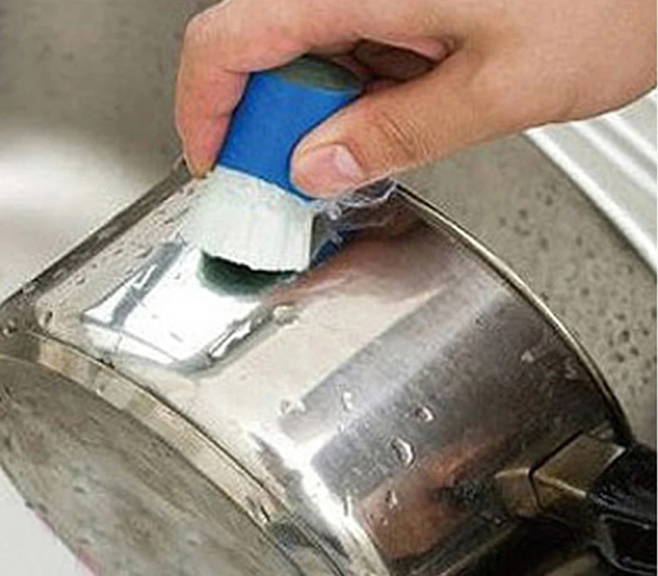 Best Magic Stainless Steel Kitchen Metal Rust Remover Cleaning Detergent Stick Wash Brush Pot