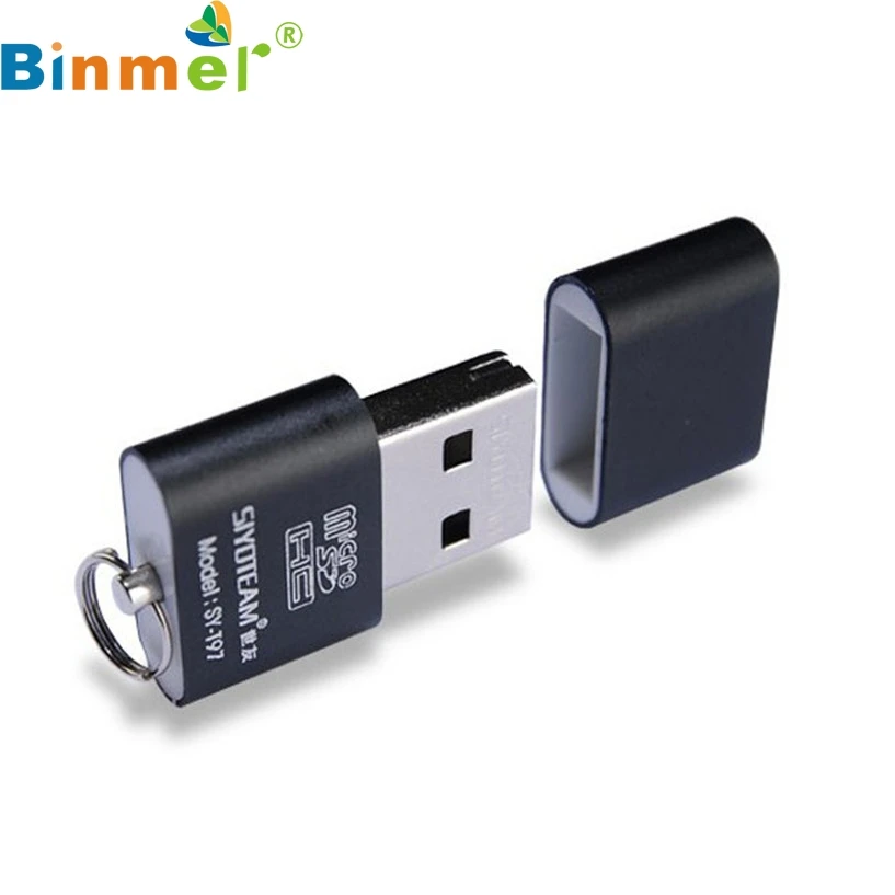 Binmer считыватели sim-карт 1 высокоскоростной USB 2,0 Micro SD TF T-Flash памяти SD кард-ридер адаптер опт Oct21