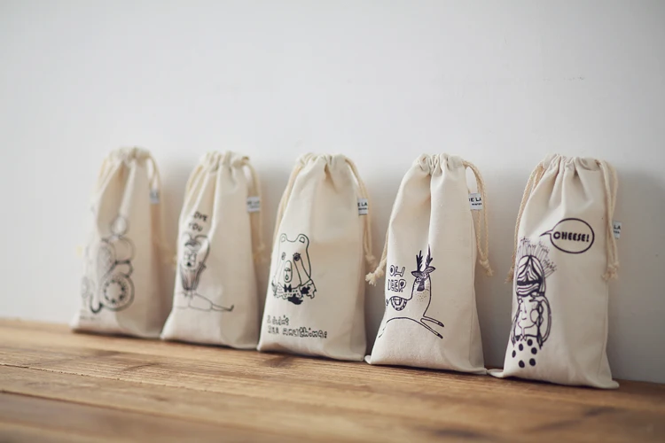 High Quality Cotton Canvas Custom Gift Bag Whole Drawstring High Quality Cotton Canvas Custom Gift Bag Whole Drawstring Jewelry Pouch For Ornament Watch Cosmetics Perfume In Packaging