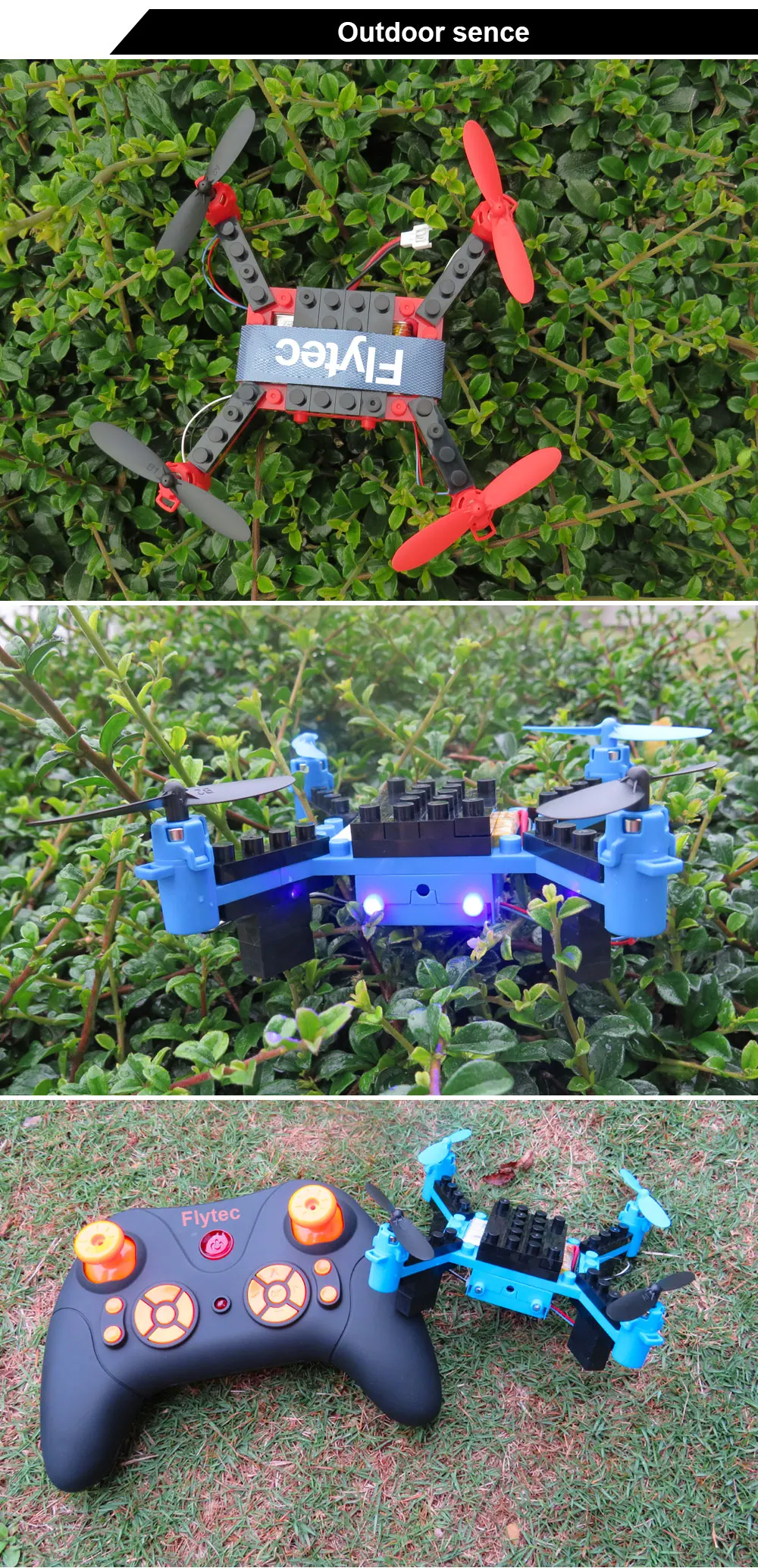 Freeshipping_Flytec_T11_DIY_Building_Block_RC_Quadcopter_3D_flip_Headless_Mode_Mini_Bricks_Pocket_Drone_For_Educational_Assembled_Model_16