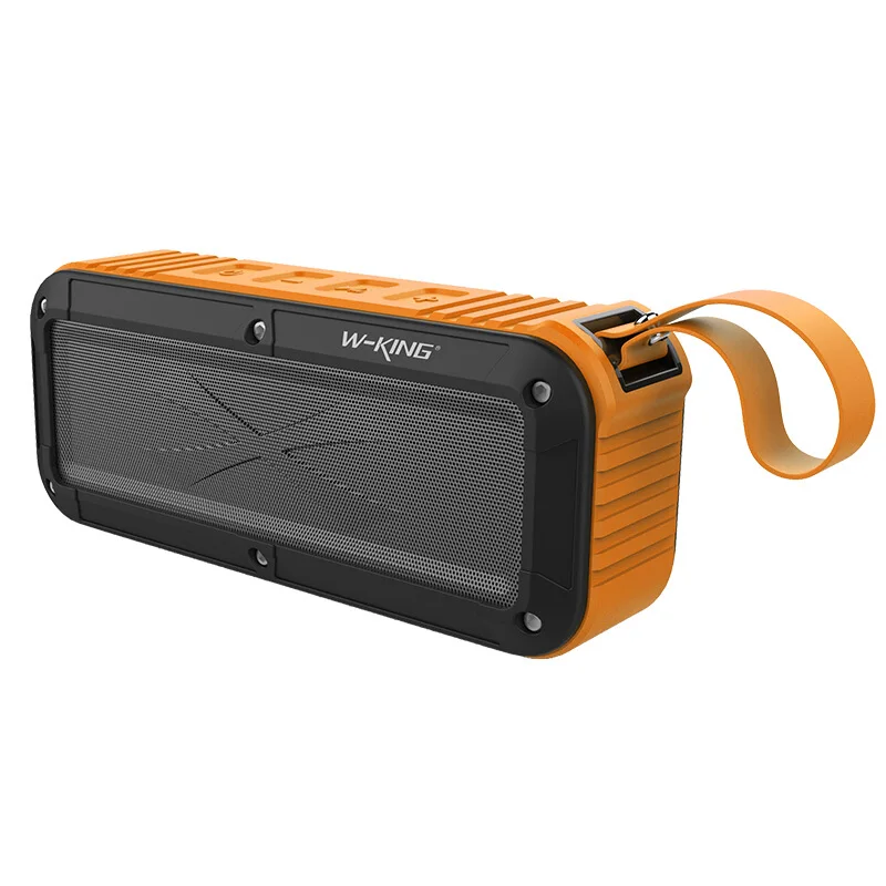 

W-King IPX6 Waterproof Speakers Column Sport Wireless Portable Radios with USB Aux to USB Soundbar Music Box Mini Subwoofer