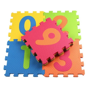 

New 10pcs set 30*30cm EVA Mat Puzzle Carpet Baby Play Mat Puzzle Baby Foam Flooring Mats Number Letters Animal Mat For Bedroom