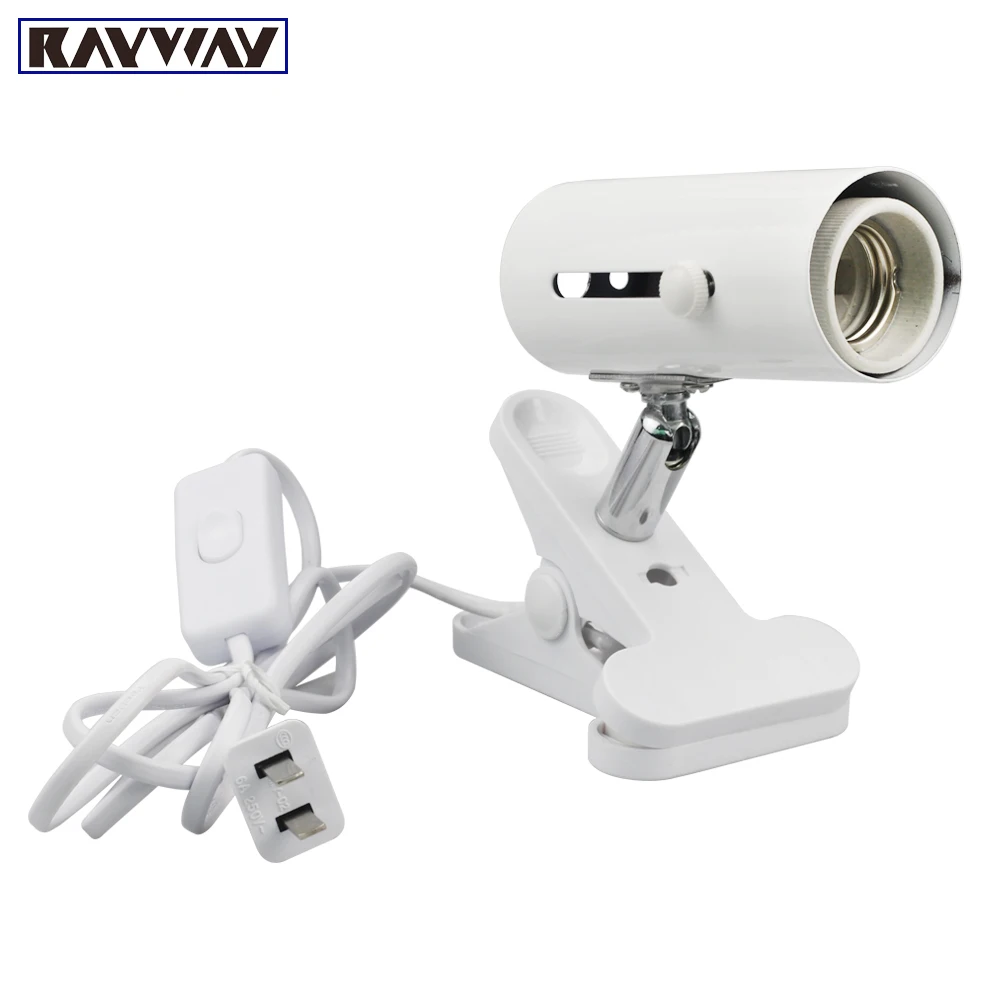 

E27 Lamp Bases With 3M/1.2m Power Cord Independent Push Button Switch EU/US Plug E27 Screw Interface Lamp Holder for light bulb