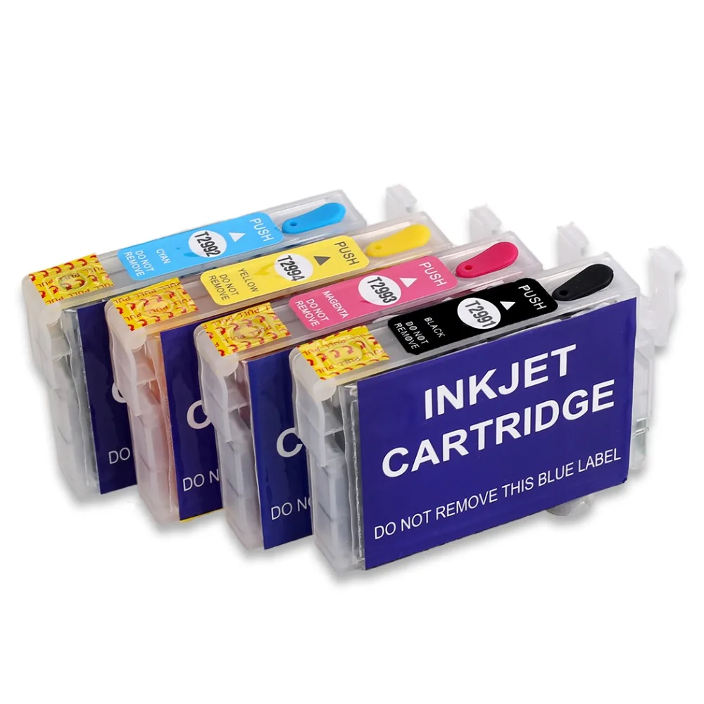 

29XL Full Refillable Ink Cartridges For Epson XP235 XP245 XP247 XP332 XP335 XP342 XP345 XP432 XP435 XP442 XP445 Printer