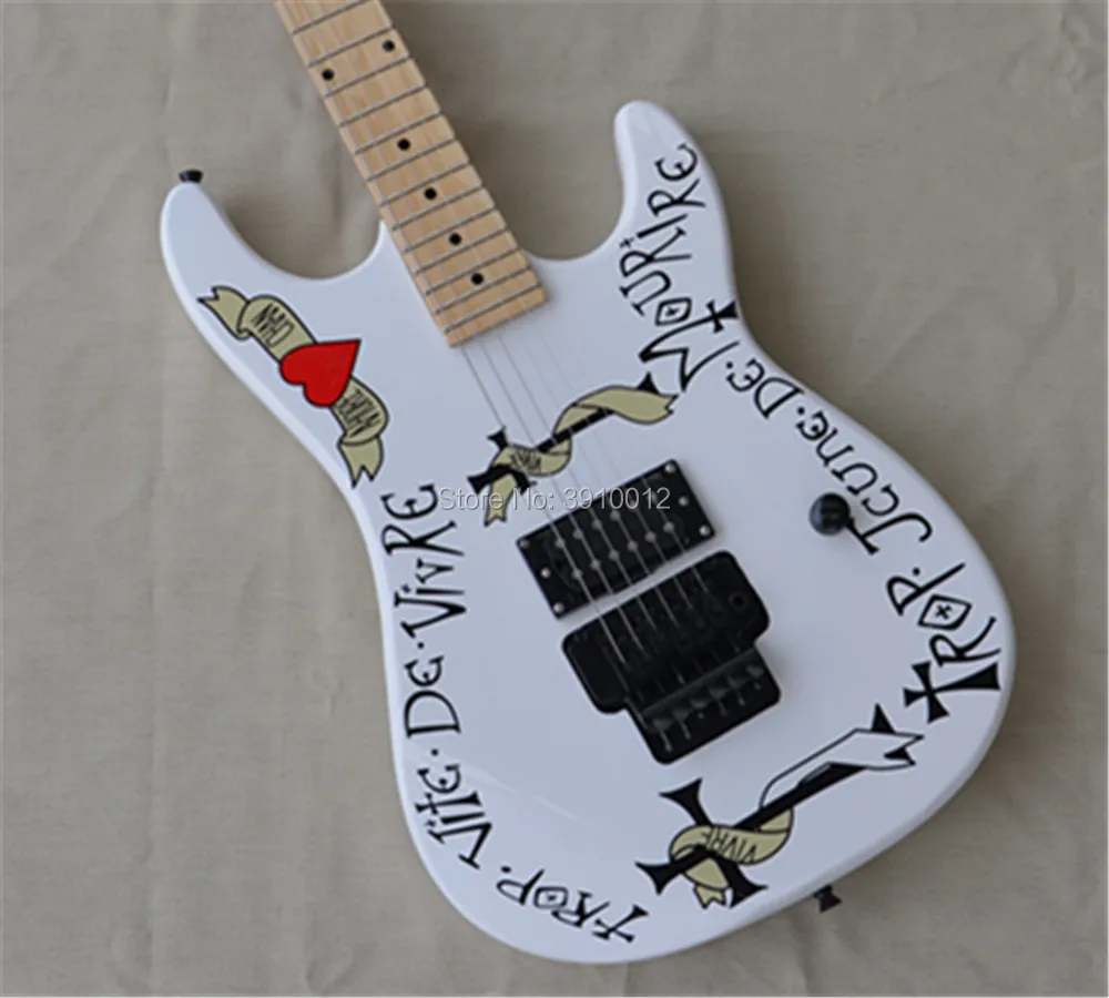 factory Custom CHAVEL guitar EVH electric guitars with maple fingerboard ,black hardwares,high quality,welcome to custom factory Custom CHAVEL guitar EVH electric guitars with maple fingerboard ,black hardwares,high quality,welcome to custom